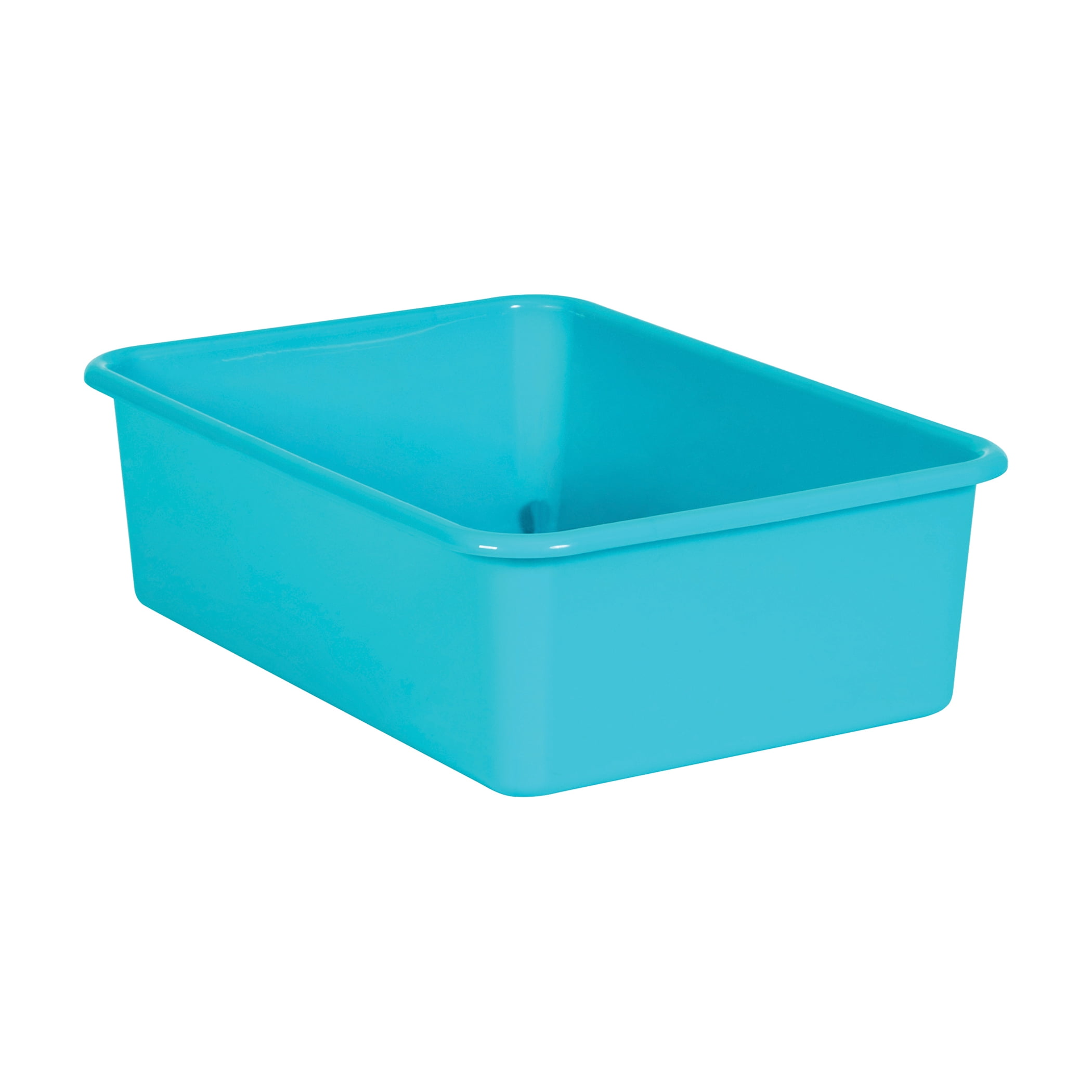 The Teachers' Lounge®  Slate Blue Small Plastic Storage Bin, Pack
