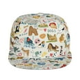 thumbnail image 2 of Haiem Dogs Funny Pets Classic Snapback Cap Flat Bill Hat Baseball Cap Adjustable Size Cotton Dad Hat, 2 of 9