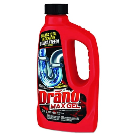 Drano Max Gel Clog Remover, 32 fl oz (Best Rated Enzyme Drain Cleaner)