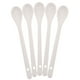thumbnail image 4 of Juego de 5 cucharas grandes de cerámica con mango largo para sopa, café y gachas (blancas)., 4 of 7