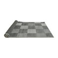 thumbnail image 2 of Ahgly Company Indoor Square Checkered Gray Modern Area Rugs, 3' Square, 2 of 4