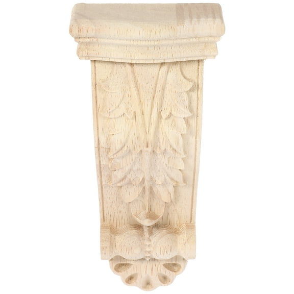 Roman Column Corbel Decorative Wood Statue for Home Decoration Light Brown Portable and Compact Size