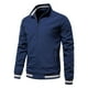 thumbnail image 2 of Abrigo de chaqueta de motocicleta con bolsillo a prueba de viento y cremallera informal a prueba de calor para hombres Pompotops  oipoqjl26481, 2 of 9