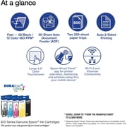 WorkForce Pro WF-4833 Wireless All-in-One Printer with Auto 2-Sided Print, 50-page ADF, 500-sheet Paper Capacity, and 4.3 Color Touchscreen (Sold without manufacturer )