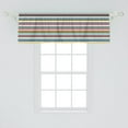 thumbnail image 2 of Ambesonne Colorful Window Valance, Stripes Triangles, 54" X 18", Multicolor, 2 of 3