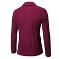 thumbnail image 3 of British Style Men's Corduroy Suit Coat Fashion Slim Fit Casual Jacket for Everyday Wear and Comfortable Outfit Versatile Layering Piece Workwear Men's Trench Coat Plus Size Winter Cardigan for Men, 3 of 3