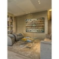 thumbnail image 4 of Marmont Hill - "Half Moon Shapes" Painting Print on Natural Pine Wood, 4 of 5