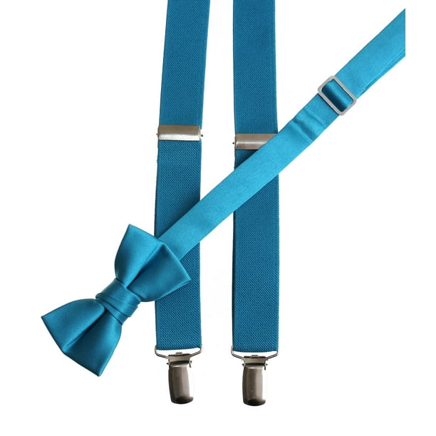 Tuxgear Kids Colored Suspender and Matching Bow Tie Sets 50 Colors