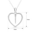 thumbnail image 6 of SuperJeweler Letter I Initial Necklace In Sterling Silver, 1/5ct Diamond, 16 Inches For Women, 6 of 6