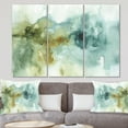 thumbnail image 1 of Designart - Abstract Watercolor Green House - Modern Canvas Art, 1 of 1