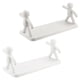 thumbnail image 3 of Multipurpose Storage Shelf Bathroom Hanging Rack for Storage 2Pcs, 3 of 3