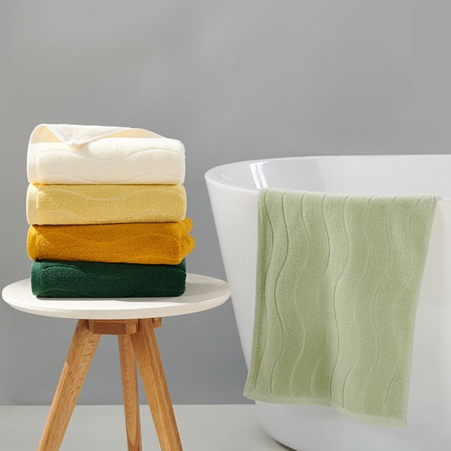 Fiudx Toalla Suave y Absorbente, Fibra de Poliéster Gruesa, Secado Rápido, Elegante Color Liso, Multiusos, Baño, Spa, Playa, Hotel, 75 X 35 Cm, Ideal para Regalo.