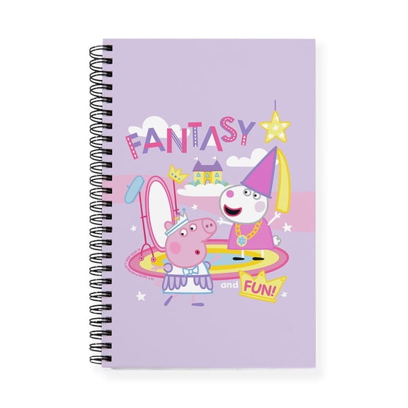 CafePress - Peppa Pig: Fantasy And Fun! - Spiral Bound Journal Notebook, Personal Diary Dot Grid