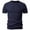 Navy, variant on FRSASU Men's T-Shirts Short Sleeve Knit Casual Crewneck Ribbed Soft Breathable Slim Fit Tee for Daily Wear Yellow