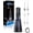 Gray, variant on Cordless Water Flosser Dental Teeth Cleaner with 6 Flossing Tips, 5 Modes 300ML Larger Tank IPX7 Waterproof Portable Rechargeable Water Flosser Dental Oral Irrigator for Home and Travel, Black