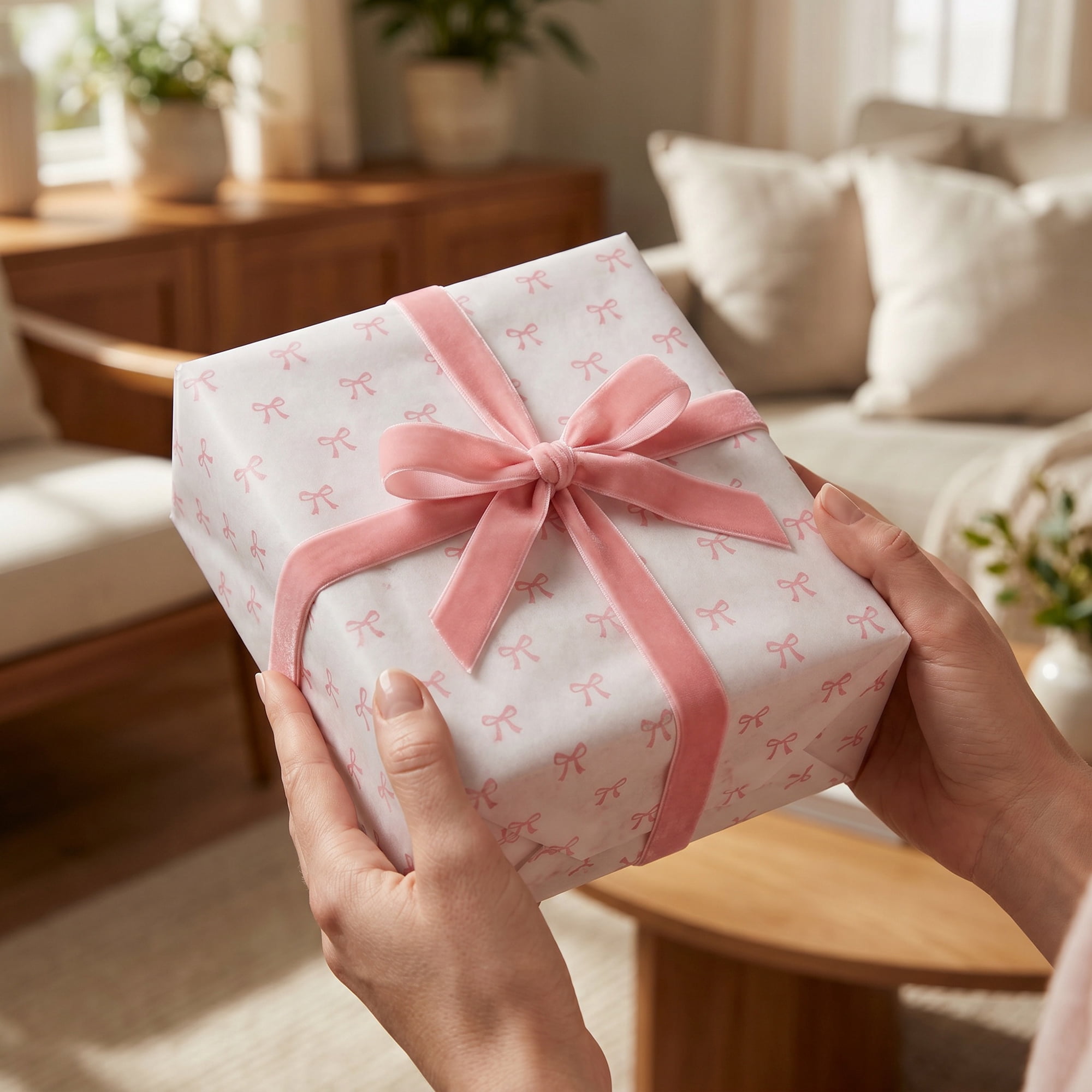 Unique Bargains Gift Wrapping Paper Sheets for All Occasions Beige Butterfly 27.6"x 19.7"