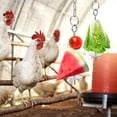 thumbnail image 2 of 4Pcs Chicken Veggies Skewer Hanging Chain Feeder Toy Fruit Holder Coop Accessories for Pet Chicks, 2 of 6