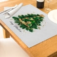 thumbnail image 2 of Bovemsi Kitchen Placemats Christmas Table Placemats Christmas Rustic Vintage Washable Table Mats, 2 of 5
