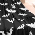 thumbnail image 3 of Halloween Bat Silhouettes Blanket,Comfortable Soft Lamb Wool Throw Blanket,All Season,Warm Lightweight Blankets for Sofa Bed Couch Living Room Chair,60"x80", 3 of 4