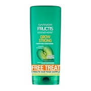 Garnier Fructis Grow Strong Conditioner with a Free Strengthening Treat 1 Minute Hair Mask Sample, 1 kit