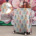 thumbnail image 4 of White Princess & Leaf Pattern Luggage Cover Fashion Suitcase Cover Baggage Covers Fit 25-28 Inch Luggage (Go Travel), 4 of 5