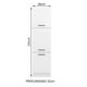 thumbnail image 3 of Despensero de Cocina Madesa Agata 60cm 3 Puertas BB, 3 of 9