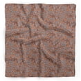 thumbnail image 1 of Bimba Brown Zebra Mix Pure Silk Printed Head Bandanas Summer Neck Wrap Scarf 40 x 40 Inches, 1 of 6