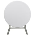 thumbnail image 6 of Bowery Hill 32 Inch Round Granite Folding Table in White, 6 of 7
