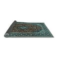 thumbnail image 2 of Ahgly Company Indoor Rectangle Medallion Light Blue Traditional Area Rugs, 3' x 5', 2 of 4