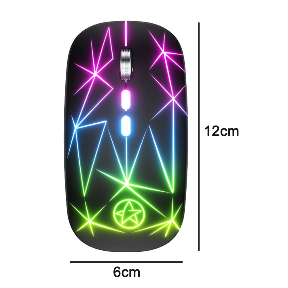 Souris Sans Fil Rechargeable - Double Mode Bluetooth 2.4GHz Pour PC, IPad, TV