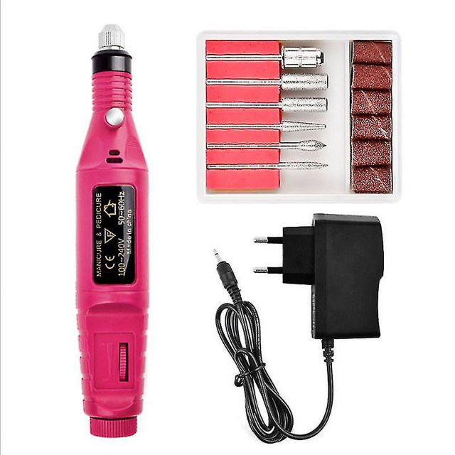 Taladro de uñas eléctrico portátil profesional, kit de uñas acrílicas, herramientas para quitar gel, lima para el cuidado de los dedos de los pies, cuidado de las uñas, máquina pulidora de uñas P