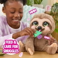 thumbnail image 4 of furReal Snuggles the Smiling Sloth, Interactive Plush Toy with 50+ Sounds & Reactions, Ages 4 and Up, 4 of 7