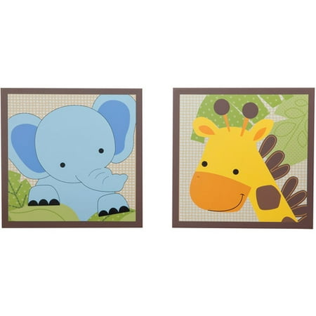 Lambs & Ivy Bedtime Originals Jungle Buddies Wall Decor