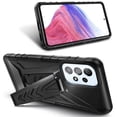 thumbnail image 4 of SPY CASE for Samsung Galaxy A14 5G Case with Tempered Glass Screen Protector Hybrid Cover with Kickstand Phone Belt Clip Holster - Black, 4 of 6
