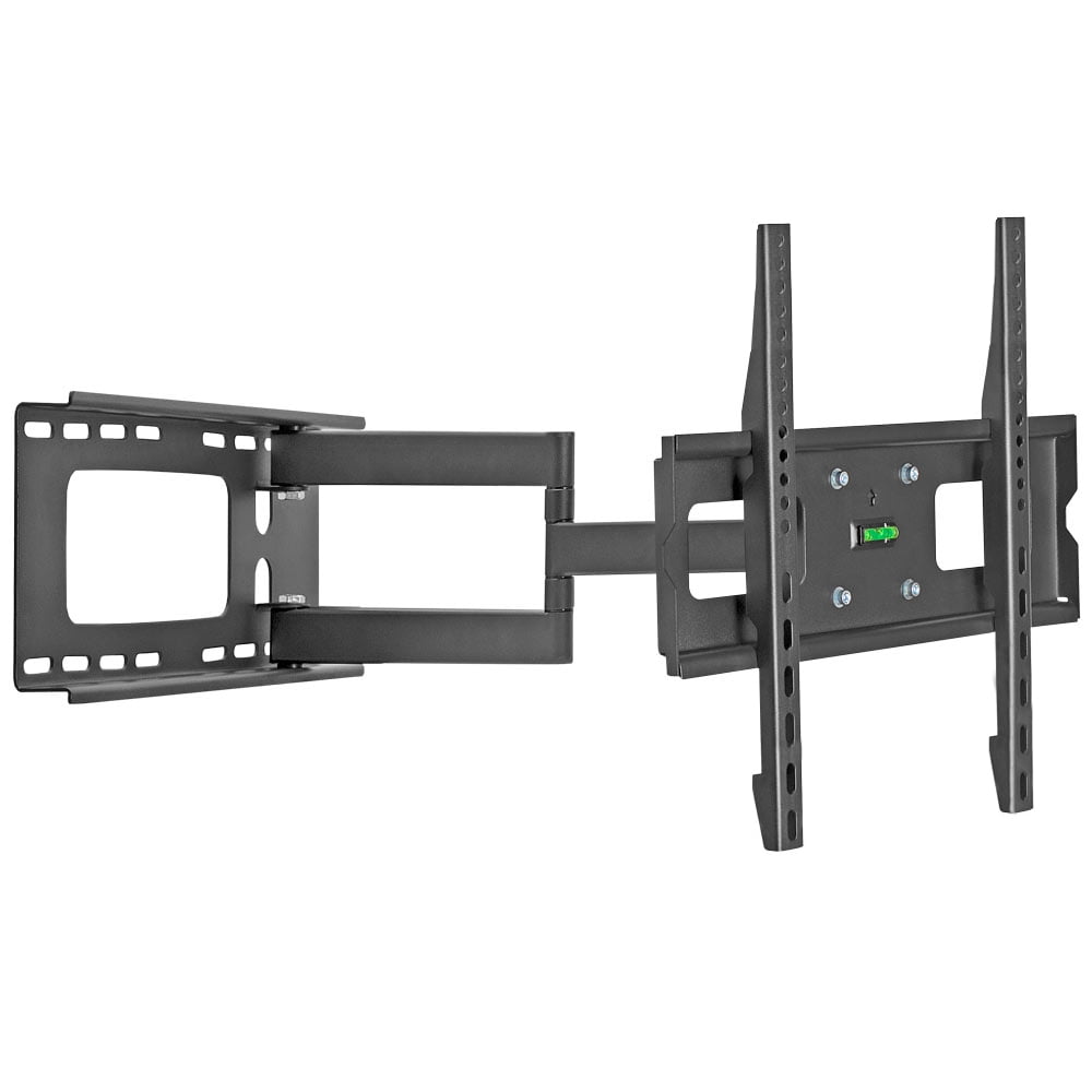 Cmple - Heavy Duty Full Motion TV Wall Mount for 32-55 Inch Flat Panel and Curved TVs, Adjustable TV Mount with Tilt and