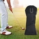 thumbnail image 4 of Funda de cuero para palos de golf UT Putter y palos de madera. Funda de cuero para palos de calle. UT negro 275 x 10 cm, 4 of 7