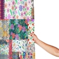 thumbnail image 3 of Boho Floral Patchwork Shower Curtain for Bathroom, Retro Vintage Bohemian Flower Country Bath Bathtub Curtain Home Art Decor Waterproof Fabric with 12 Hooks, 72x72 inches, 3 of 6