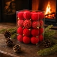 thumbnail image 4 of YingYouFu Christmas Ball Ornaments Set, 24PC Shatterproof Christmas Tree Decorations Ball Ornaments , Elegant Hanging Ornaments for Xmas Trees Party Holiday Decor Gift, 4 of 7