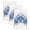 Blue White, variant on Blue Blooms Floral Kitchen Towels Set of 2, Spring Flowers Botanical Blue Ombre Absorbent Dish Towels for Kitchen, Microfiber Hand Towel, Quick Drying Tea Towel for Cleaning Decorative Dishcloths