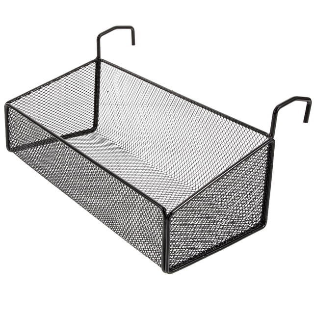 FENGGUIQU Organizador De Cesta De Negro Colgante Para Estantería En Y Hogar