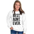 thumbnail image 3 of Best Aunt Ever Cute Favorite Auntie Women Plus Size Crewneck Sweatshirt Brisco Brands 2X, 3 of 5