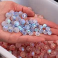 thumbnail image 3 of 10PCS Acrylic Transparency Imitation Pearl Beads Round Loose Beads Handmade DIY Necklace Bracelet Jewelry Making Accessories, 3 of 5