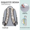 thumbnail image 5 of Sunflower Backpack for School,Cute School Bag,Schoolbag with Adjustable Shoulder Straps & Padded Back,15.3"x11"x6.7", 5 of 6