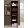 thumbnail image 3 of Pemberly Row Bibliothèque à 5 Tablettes et 5 Portes en Acajou, 3 of 5