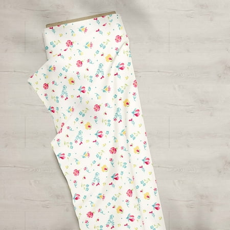The Pioneer Woman 44" Cotton Folk Toss Sewing & Craft Fabric 8 yd By the Bolt, Multi-color