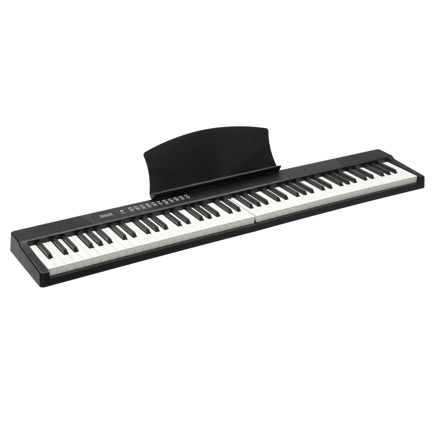 Hassch 88 Key Magnetic Connection Digital Piano for Beginners, Semi-Weighted Keyboard with Bag, Pedal, Headphone and Dual Bluetooth, Black