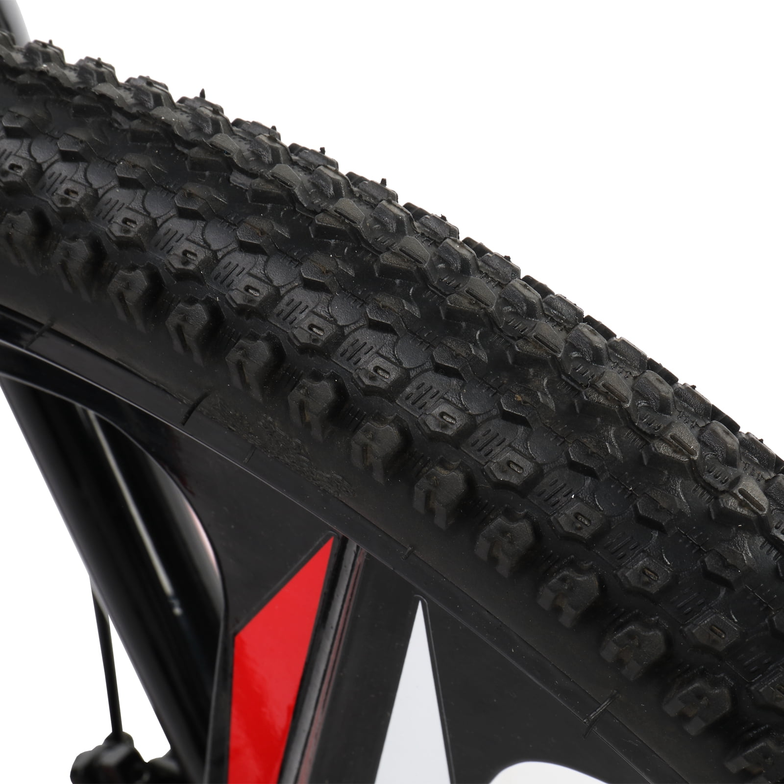 CamPingSurvivals 26in 150kg 21-Speed Shimano Variable Speed High Carbon Steel Land Rover Tri-Knife Wheels Foldable Mountain Bike Black