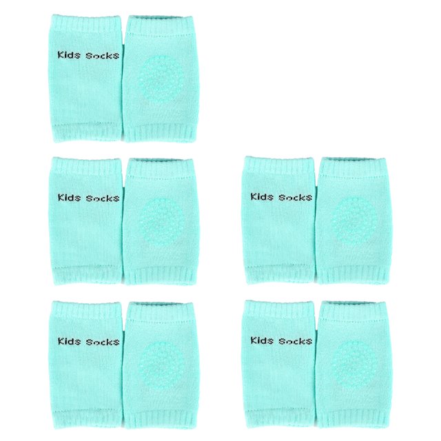 5 pares de almohadillas para gatear para bebés, rodillas antideslizantes que protegen las rodillas para gatear del bebé