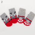 thumbnail image 1 of Calcetines de invierno para mascotas, medias cálidas de punto para perros y gatos pequeños, antideslizantes, botines protectores de pata gruesa para Chihuahua, accesorios para mascotas, 4 Uds., 1 of 4