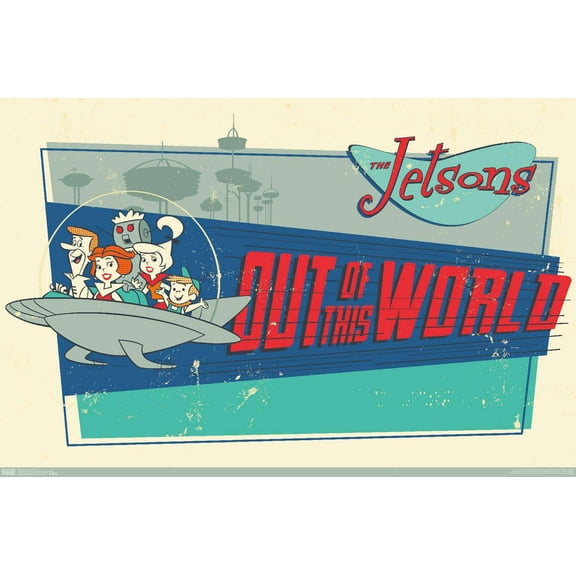 The Jetsons - World Wall Poster, 14.725" x 22.375"